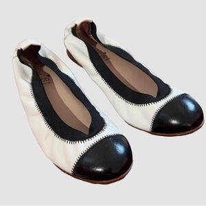 Ferca 81 White/Black Balet Flats EU37
